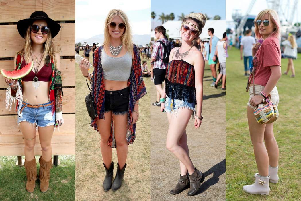 Summer Festivals - shorts with boots